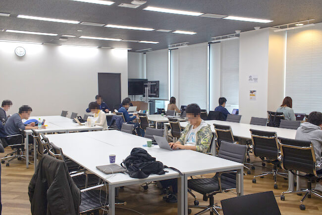DMM WEBCAMP渋谷校の風景
