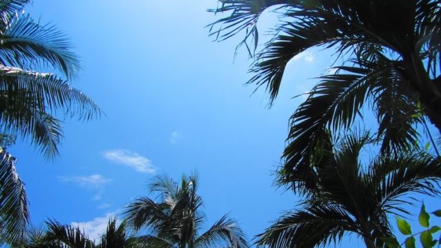 フィリピンでの思い出の夏空